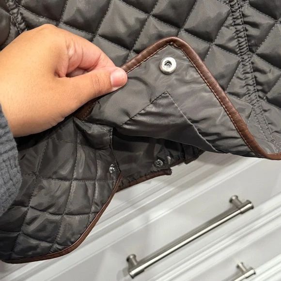 Ralph Lauren Quilted Brown Women's Puffer Coat Good Condition - Picture 8 of 16